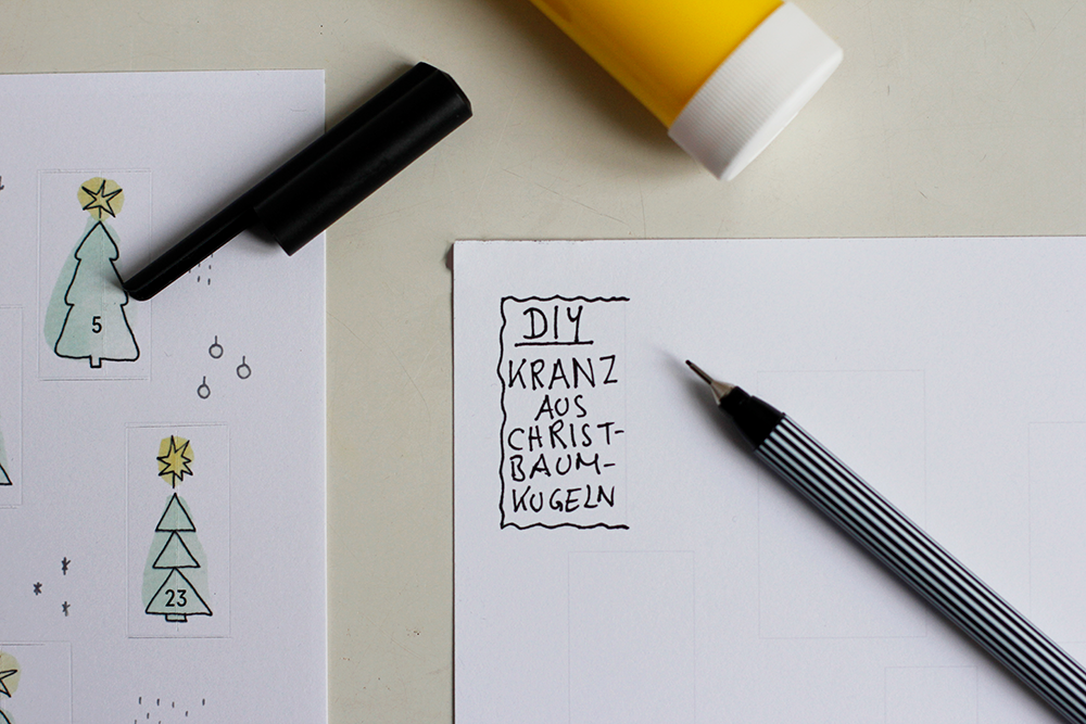 DIY: Adventkalender zum Ausdrucken | we love handmade