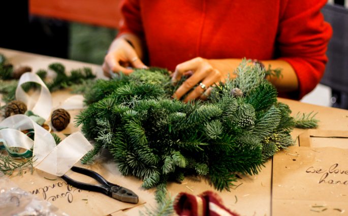 DIY-Workshop: Weihnachtskranz | we love handmade