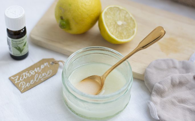 Zucker-Zitronen-Peeling: Rezept | we love handmade