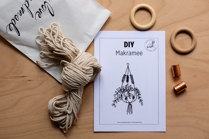 Makramee DIY-Kit für Blumenampel | we love handmade