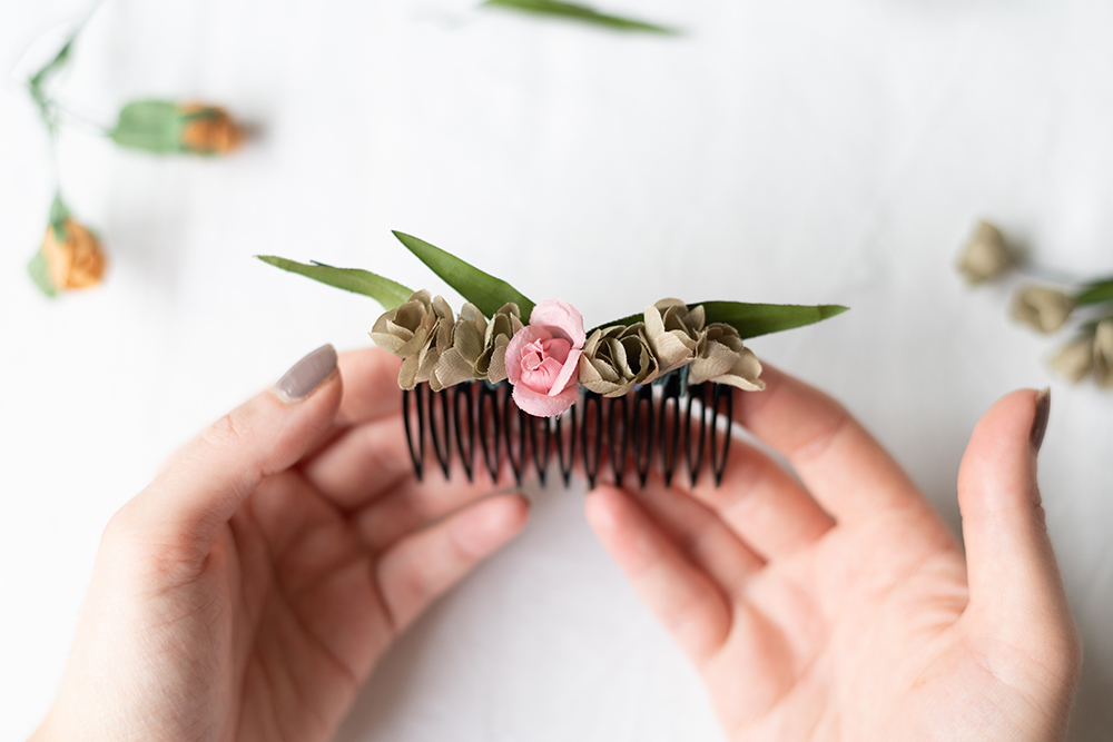 Blumen-Haarspange: DIY | we love handmade