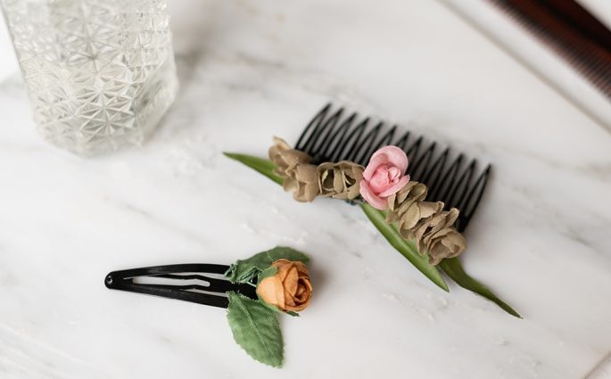 Blumen-Haarspange | we love handmade