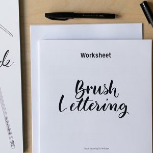 Brush Lettering Craft Kit | we love handmade