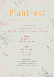 PlantFest Flyer 2020 | we love handmade