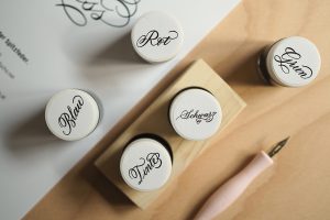 Tintenhalter mit Schreibtinten | we love handmade