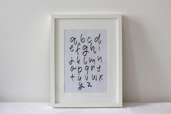 Lettering Alphabet Simpel: Artwork | we love handmade