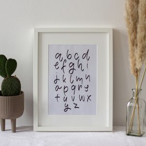 Lettering Alphabet Simpel | we love handmade