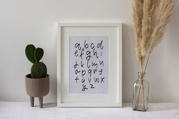 Lettering Alphabet Simpel | we love handmade