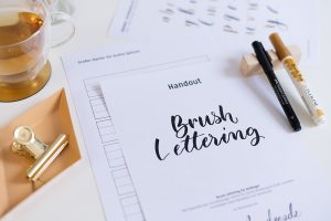 Brush Lettering Onlinekurs | we love handmade