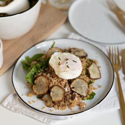 Couscous-Spinat-Salat veggie | we love handmade