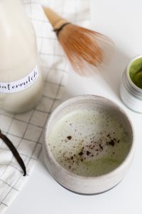 Vanilla Matcha Latte vegan | we love handmade