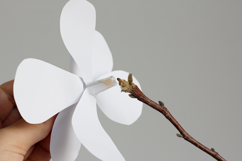 DIY: Magnolien aus Papier selbermachen | we love handmade