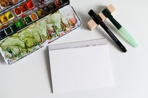 Aquarellmalerei - Farbklecks: Material | we love handmade