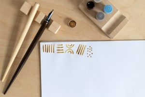 Kalligraphie-Zubehör: Tinte Gelb | we love handmade