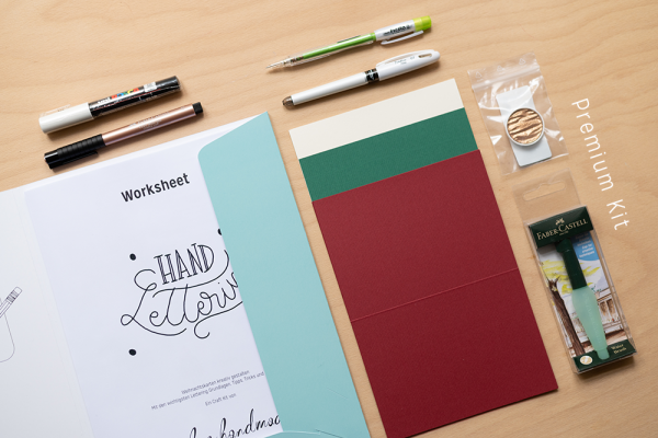 Handlettering-Kit: Weihnachtskarten | we love handmade