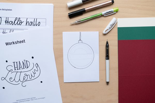 Weihnachtskarten gestalten: Craft Kit | we love handmade