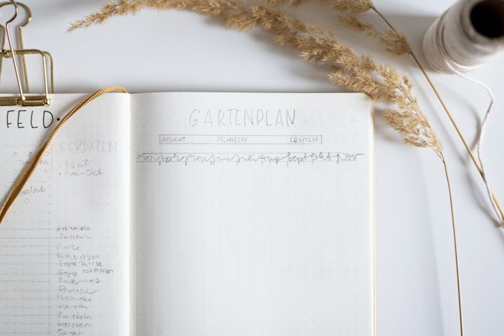 DIY: Bullet Journal Gartenplaner - we love handmade