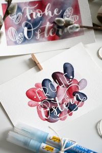 Hand Lettering Osterkarte | we love handmade