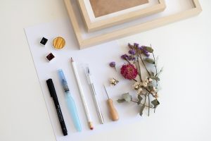 Trockenblumen-Bilder: DIY-Materialien | we love handmade