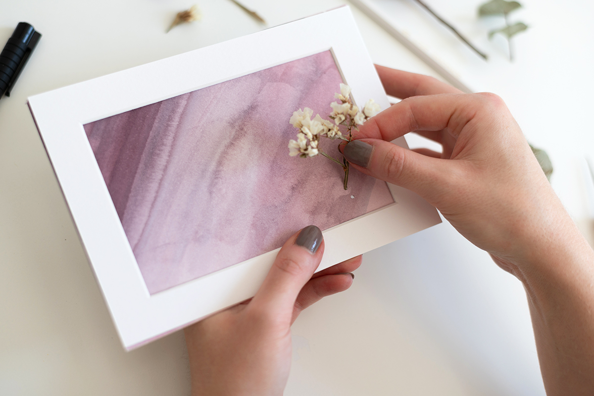 Trockenblumen-Bilder selber machen | we love handmade