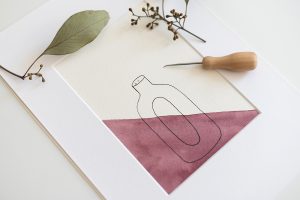 Trockenblumen-Vase: Illustration | we love handmade