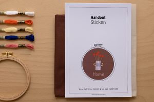HOME Stick-Kit: Stickbild mit Anna Katharina Jansen | we love handmade