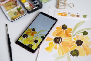 Herbstblumen-Wallpaper | we love handmade