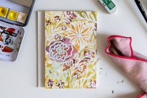 Loose Watercolor Florals mit Masking Marker | we love handmade
