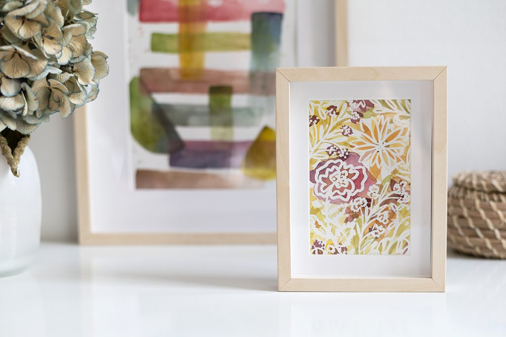 Wildblumen-Aquarellmalerei | we love handmade
