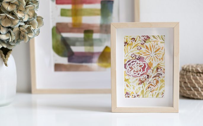 Wildblumen-Aquarellmalerei | we love handmade