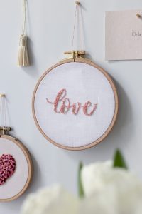 DIY: love-Stickbild zum Valentinstag verschenken | we love handmade
