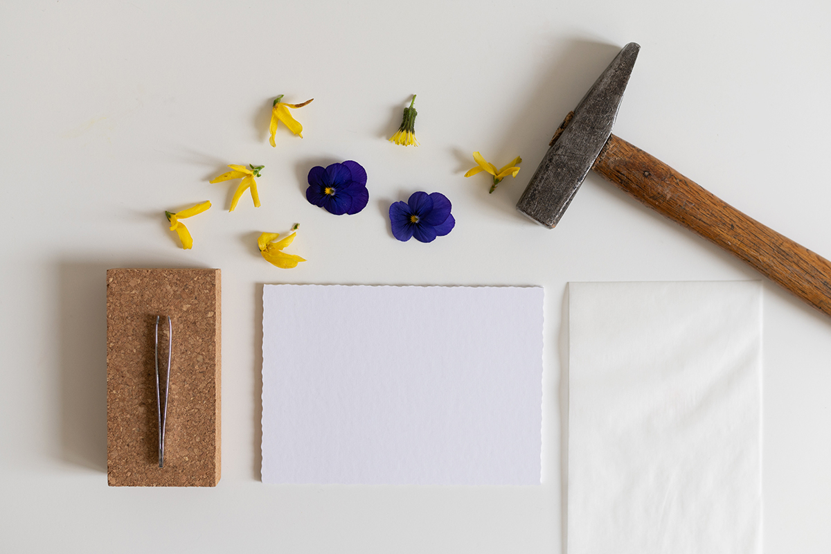 Blumendruck-DIY: Materialien | we love handmade