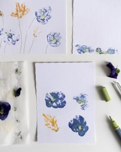 Blumendruck: Karten gestalten | we love handmade