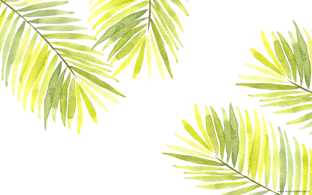 Palmblätter: Juli-Wallpaper 2880px | we love handmade