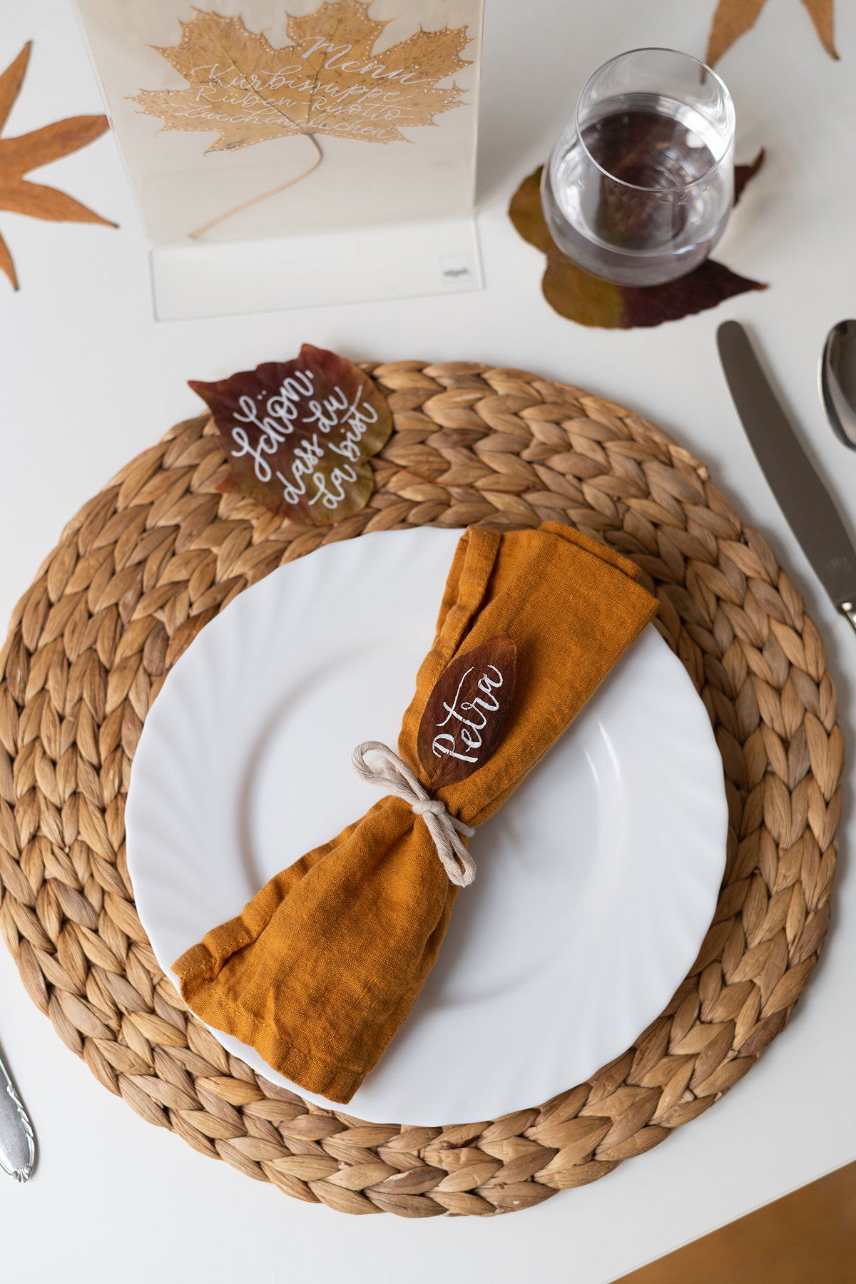 DIY: Herbstliche Tischdeko | we love handmade