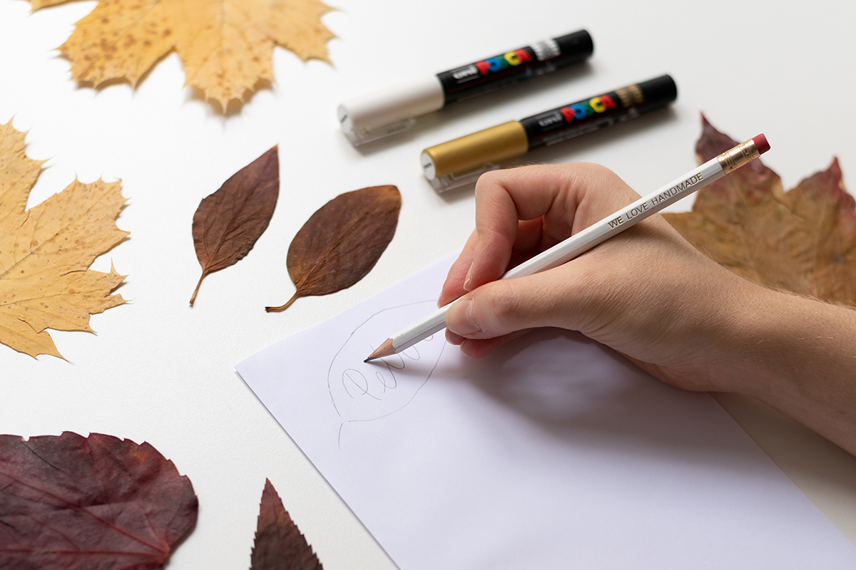 Herbstblätter-Tischkarten | we love handmade