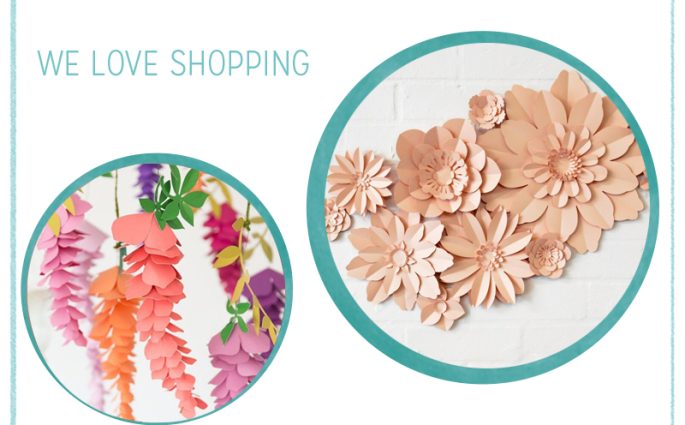 Shopping: Papierblumen selber machen | we love handmade