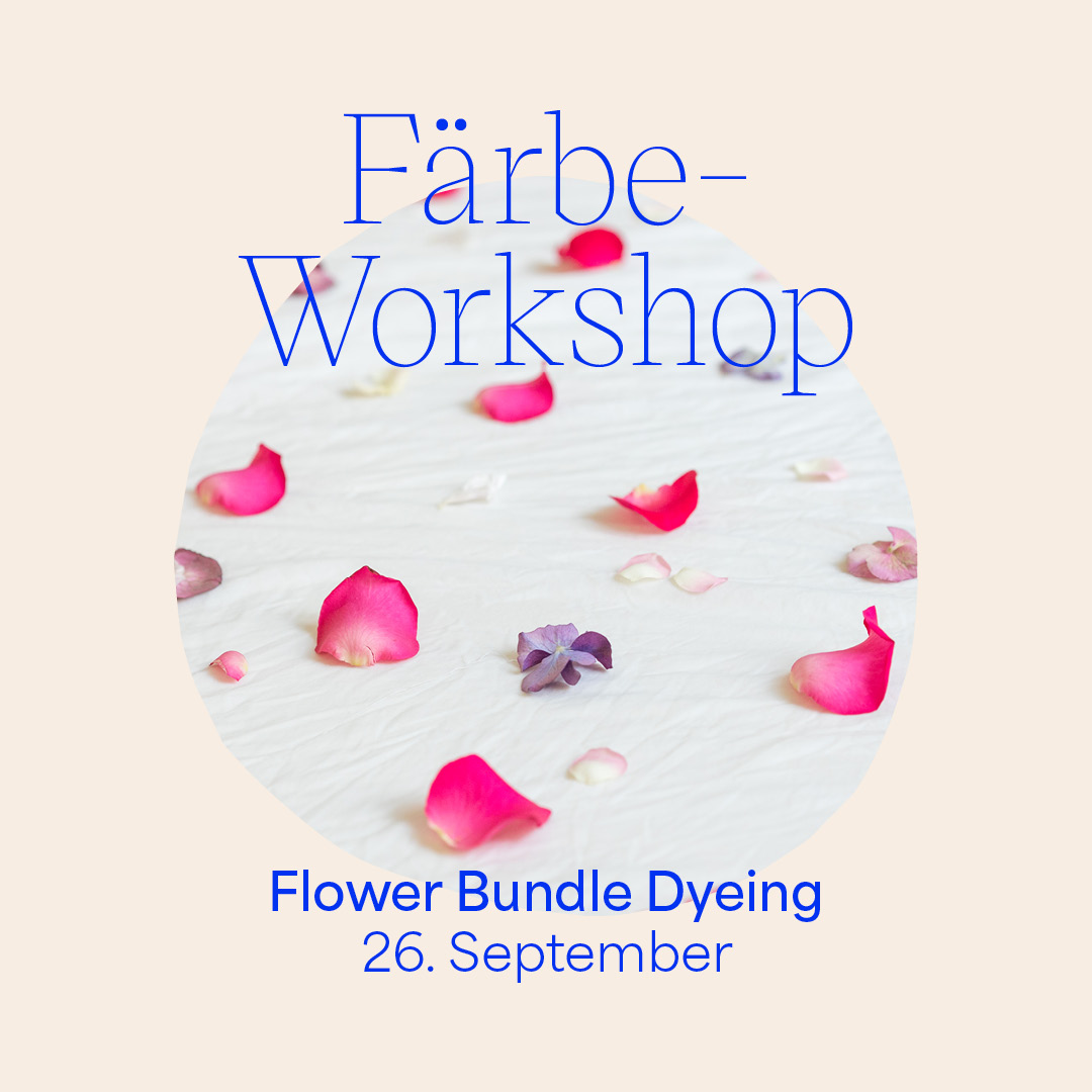 Färbe-Workshop Stoff färben mit Pflanzenfarben - Flower Bundle Dyeing im Néon Shared Atelier | we love handmade
