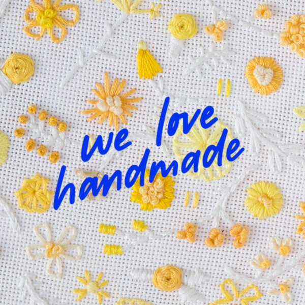 Stickstiche mit Logo — Workshop Ankündigung | we love handmade