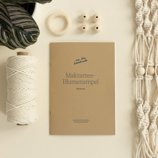 Craft Kit Makramee-Blumenampel: Material und Zubehör | we love handmade