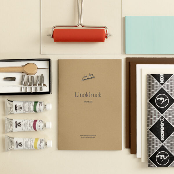 Craft Kit: Linoldruck — Workbook und Materalien | we love handmade