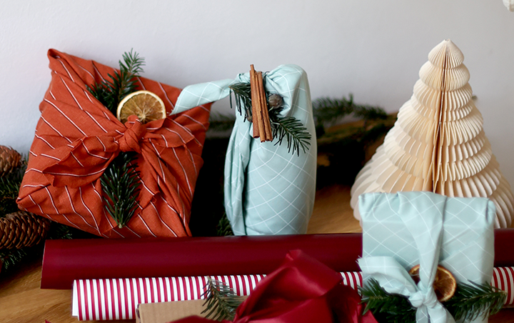 Furoshiki: Geschenke mit Stoff einpacken | we love handmade