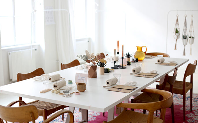 Workshops im we love handmade STUDIO