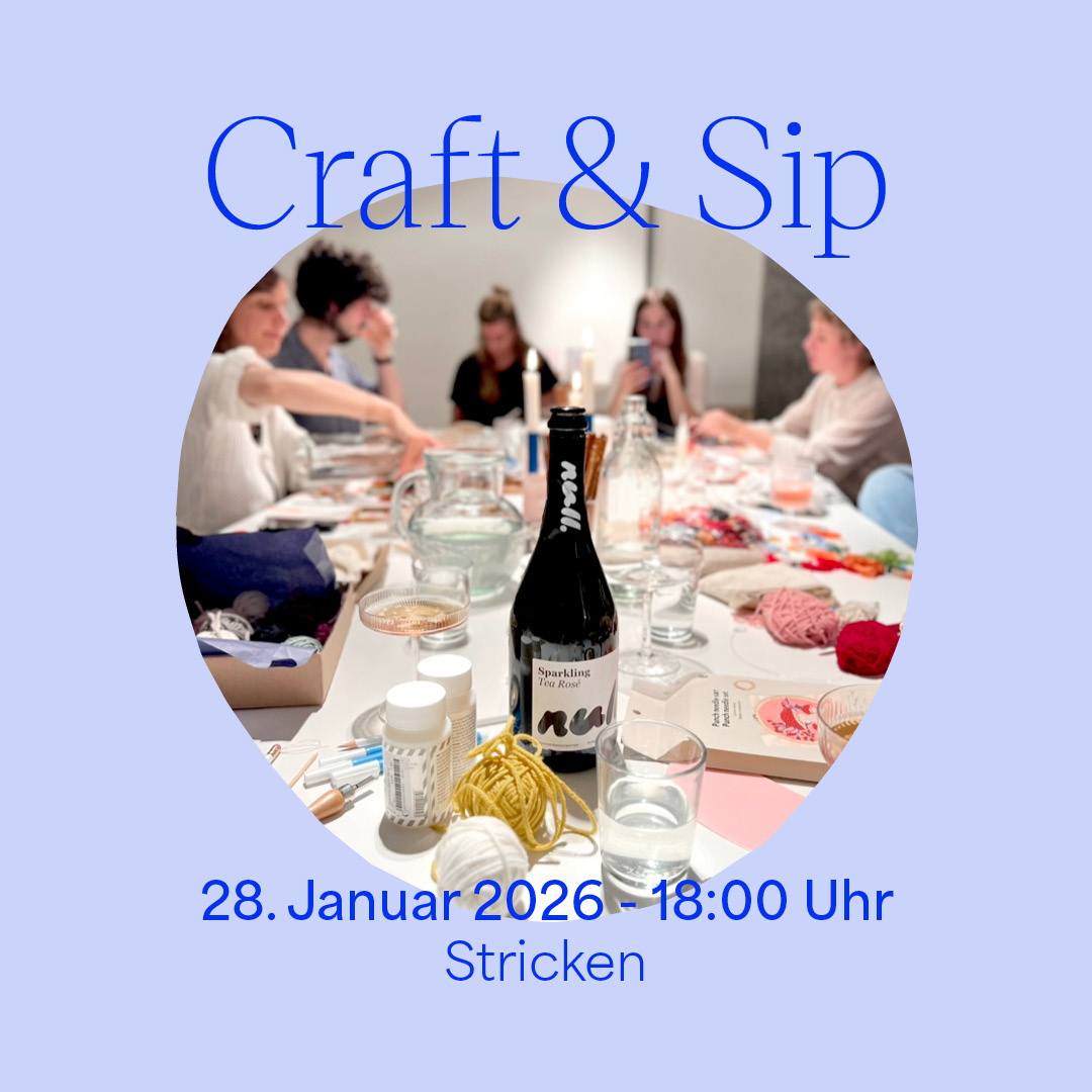Craft & Sip — Stricken Januar 2026 | we love handmade