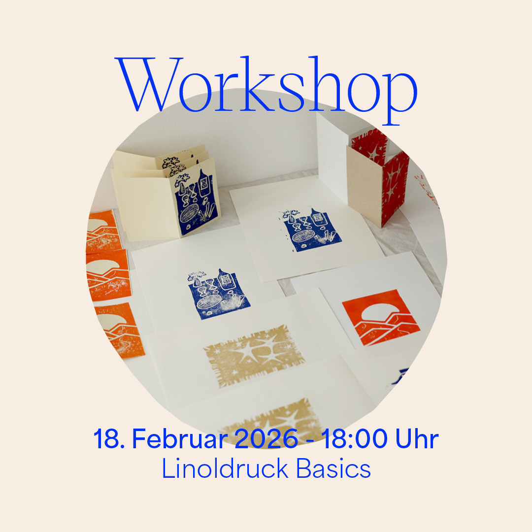 Lerne die Kunst des Linoldrucks! Im Februar 2026 findet unser Linoldruck Basic Workshop in Wien statt – perfekt für alle, die kreative Drucktechniken entdecken und eigene Motive gestalten möchten.