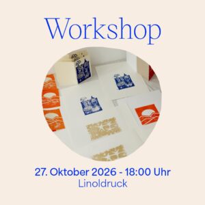 Workshop: Linoldruck Basics - Gestalte deine ersten Kunstdrucke